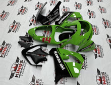 Fairings for Kawasaki ZX9R (1998-1999) Green, Black, White, Red at KingsMotorcycleFairings.com