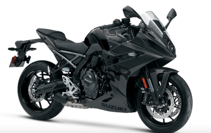Fairings for Suzuki GSX-8R (2024-2025) All Black from KingsMotorcycleFairings.com