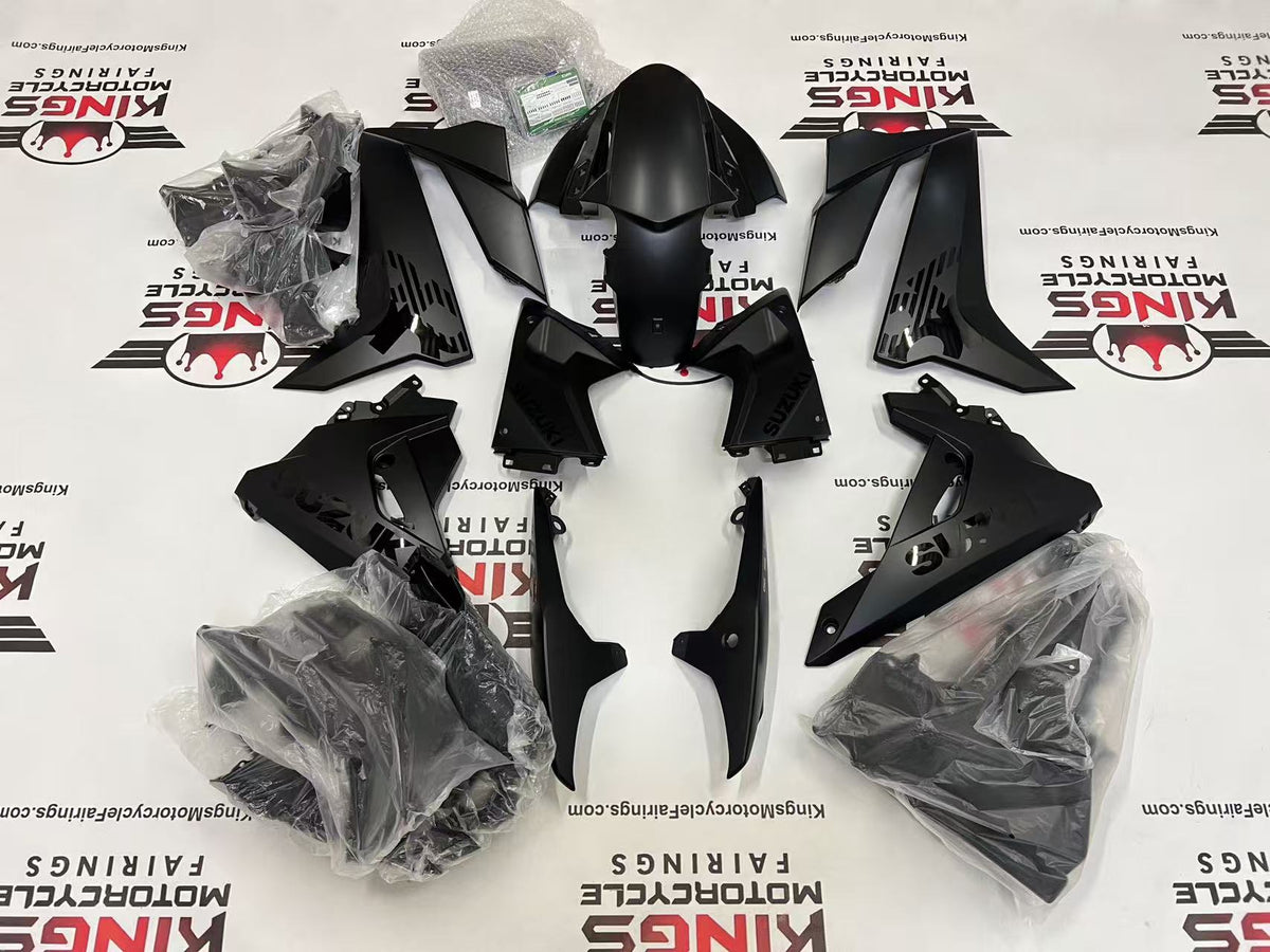 Fairings for Suzuki GSX-8R (2024-2025) Flat Black, Gloss Black at KingsMotorcycleFairings.com