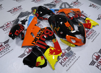 Fairings for Suzuki GSXR600 (2004-2005) Orange, Black, Red Bull at KingsMotorcycleFairings.com