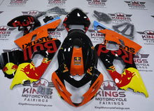 Fairings for Suzuki GSXR600 (2004-2005) Orange, Black, Red Bull from KingsMotorcycleFairings.com