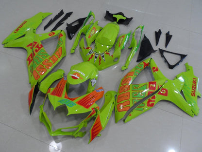 Fairings for Suzuki GSXR600 (2008-2010) Rossi Green, Orange from KingsMotorcycleFairings.com