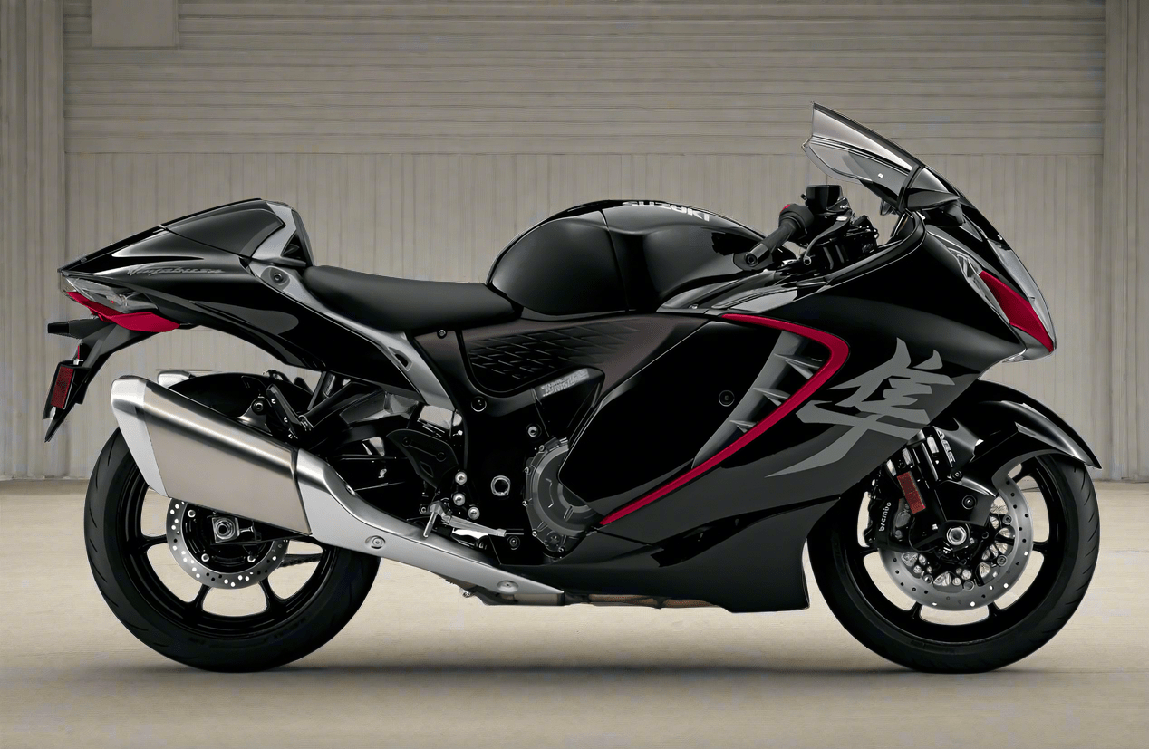 Fairings for Suzuki Hayabusa (2021-2025) Black, Silver, Red from KingsMotorcycleFairings.com