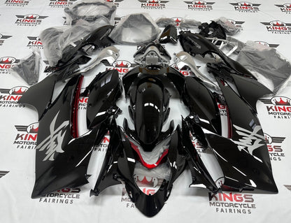 Fairings for Suzuki Hayabusa (2021-2025) Gloss Black, Gray, Red from KingsMotorcycleFairings.com