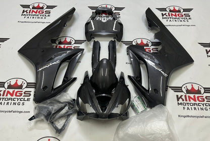 Fairings for Triumph Daytona 675 (2006-2008) Faux Carbon Fiber, White at KingsMotorcycleFairings.com