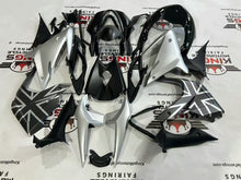 Fairings for Triumph Daytona 675 (2013-2016) Matte Black, Matte Silver Flag at KingsMotorcycleFairings.com