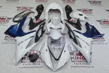 Fairings for Triumph Daytona 675 (2013-2016) White, Navy Blue from KingsMotorcycleFairings.com