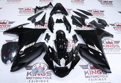 Fairings for Yamaha FZ6R (2009-2015) Black Gloss from KingsMotorcycleFairings.com