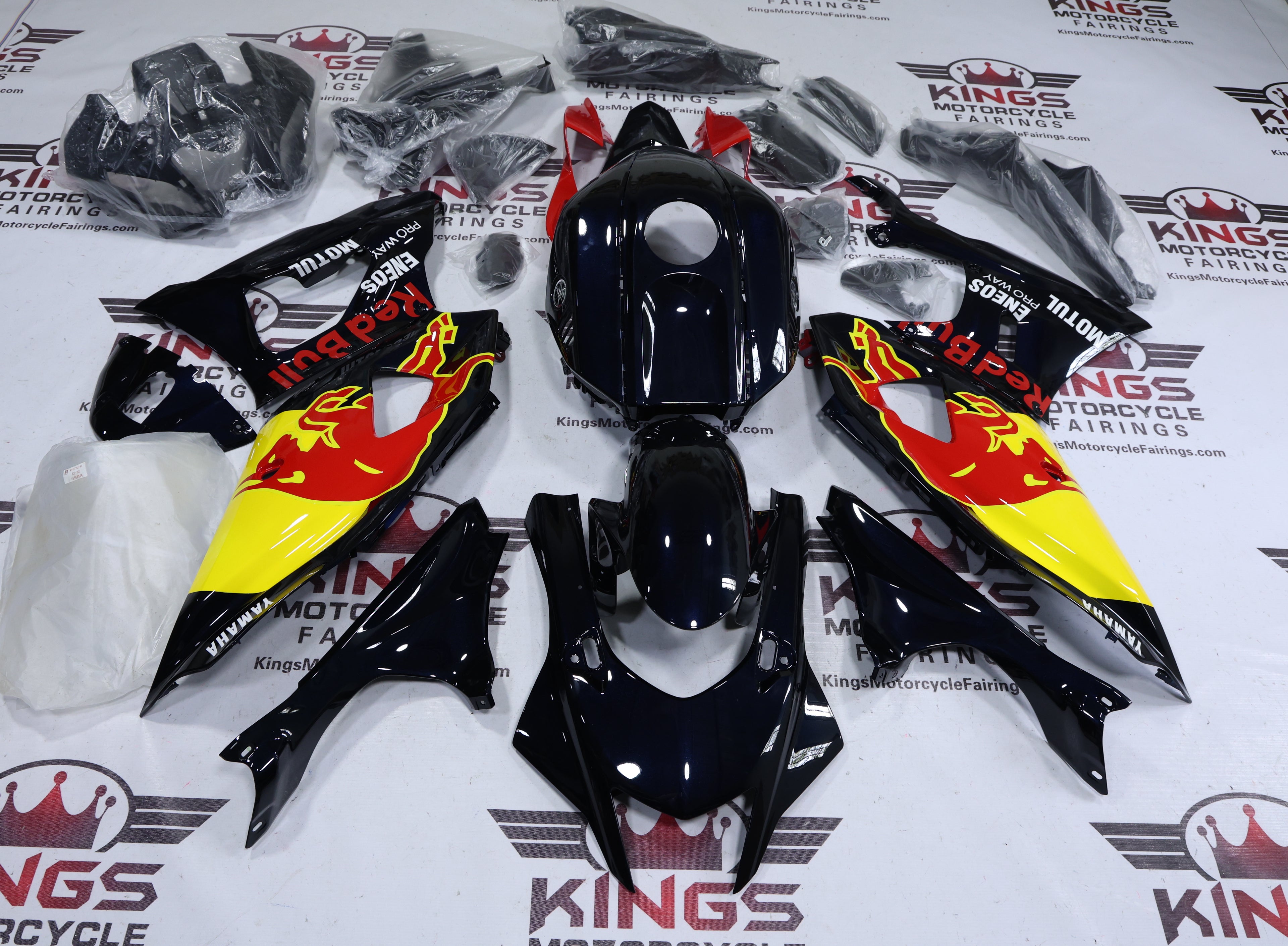 Fairings for Yamaha R7 (2021-2025) Blue Navy, Yellow, RedBull from KingsMotorcycleFairings.com