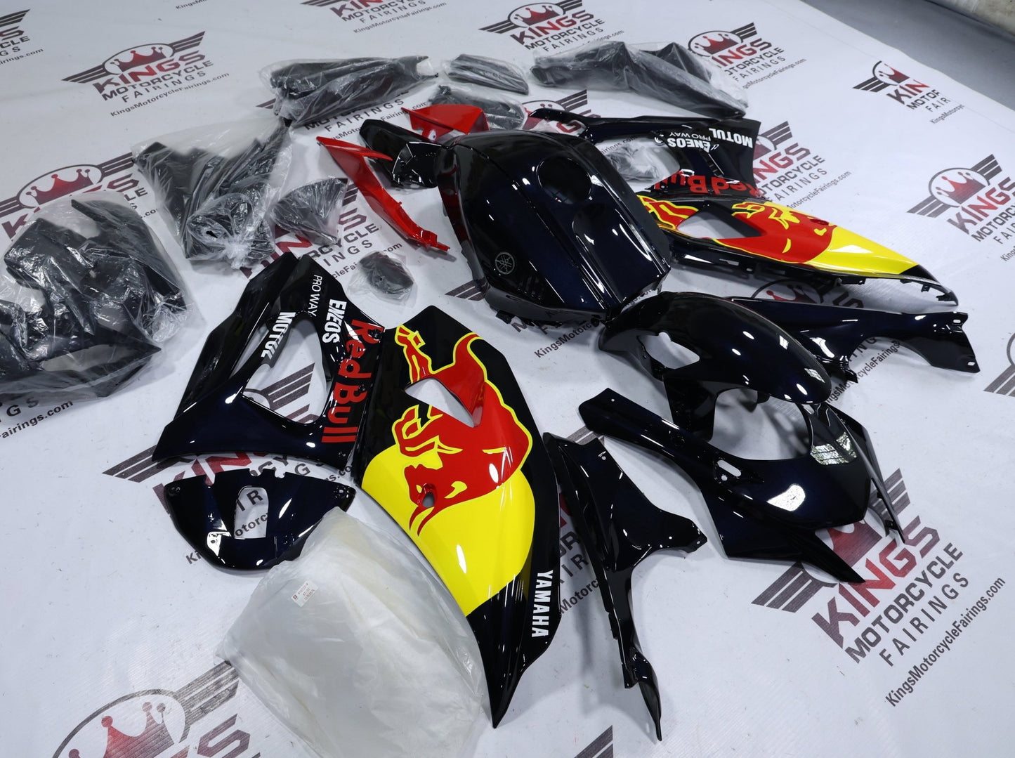 Fairings for Yamaha R7 (2021-2025) Navy Blue, Yellow, RedBull at KingsMotorcycleFairings.com