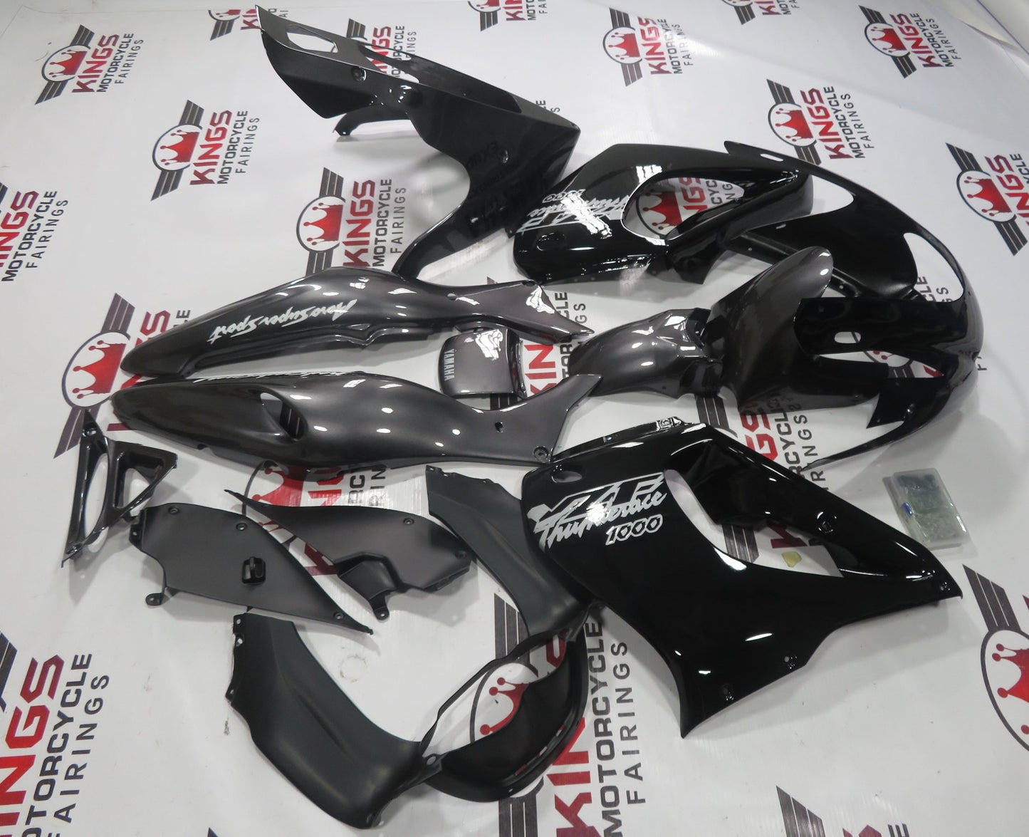 Fairings for Yamaha YZF1000R (1996-2007) Black, Gray, Silver at KingsMotorcycleFairings.com