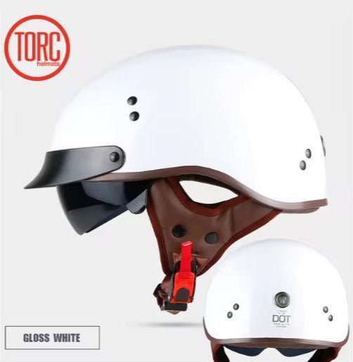 gloss white finish motorcycle helmet Motorcycle Helmets