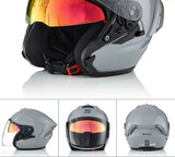 Gray RO5 Motorcycle Helmet at KingsMotorcycleFairings.com