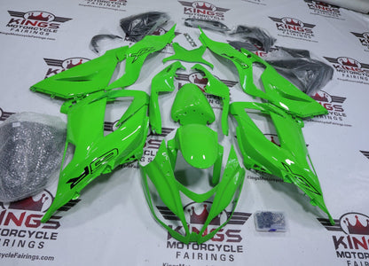 Green Fairings for Kawasaki ZX6R 636 (2013-2018) at KingdMotorcycleFairings.com