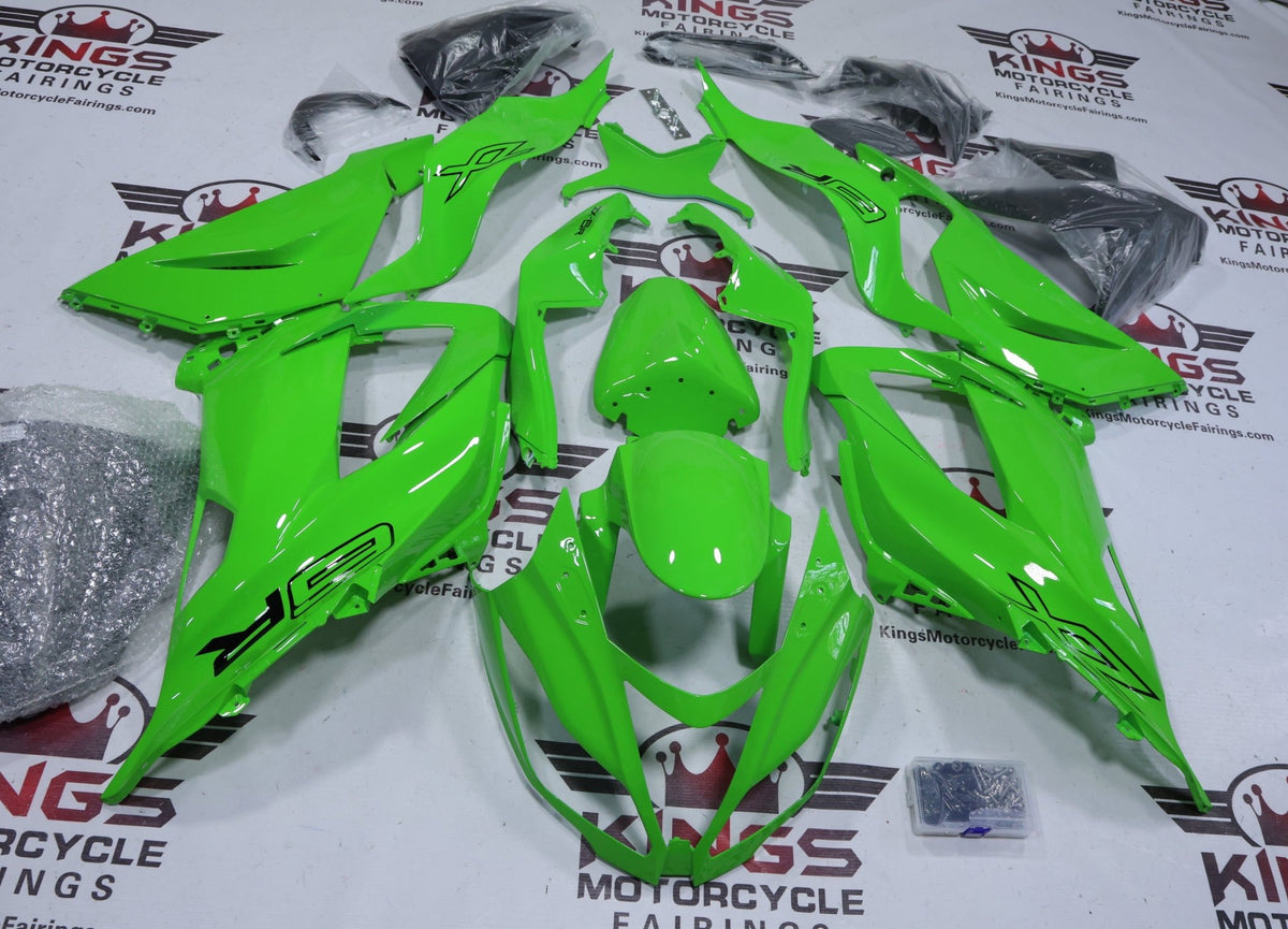 Green Fairing Kit for Kawasaki ZX6R 636 (2013-2018) at KingdMotorcycleFairings.com
