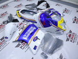 HONDA CBR1100XX Super Blackbird Fairings (1996-2007) White, Blue, Yellow Rothmans at KingsMotorcycleFairings.com