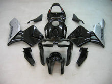 HONDA CBR600RR Fairings (2005-2006) Black, Silver at KingsMotorcycleFairings.com