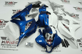 HONDA CBR600RR Fairings (2007-2008) Blue, White Split from KingsMotorcycleFairings.com