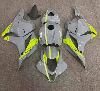 HONDA CBR 600RR Fairings (2007-2008) Nardo Gray, Neon Yellow at KingsMotorcycleFairings.com