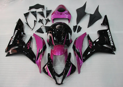 HONDA CBR600RR Fairings (2007-2008) Pink, Black, Silver at KingsMotorcycleFairings.com