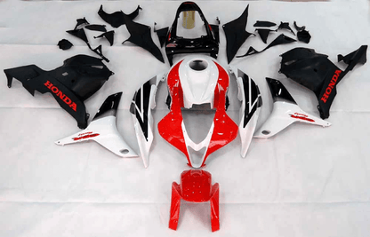 HONDA CBR 600 Fairings (2009-2012) Black, Red, White at KingsMotorcycleFairings.com