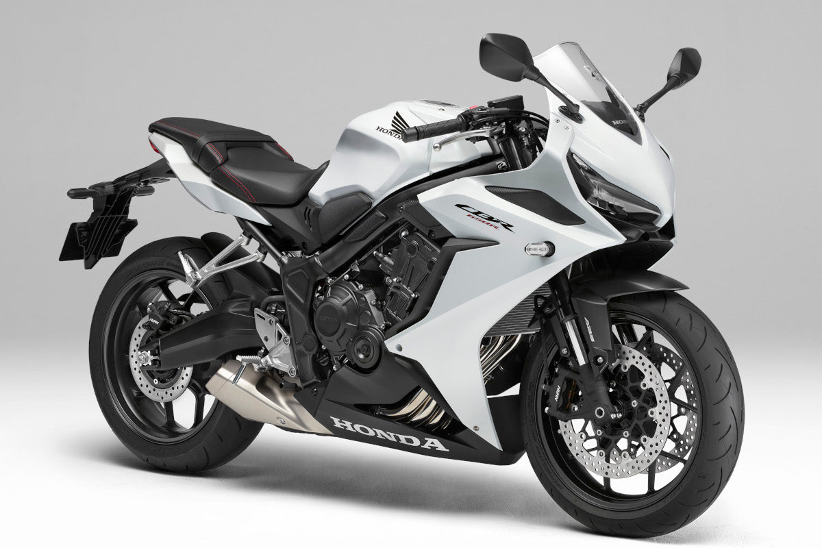 HONDA CBR650R FAIRINGS (2024-2025) Matte White from KingsMotorcycleFairings.com