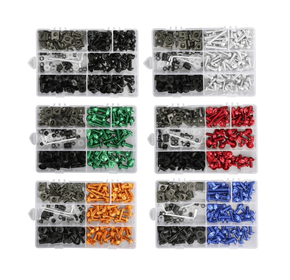 Shop Hardware Bolt Kits for Universal Motorcycle Fairing Installation at KingsMotorcycleFairings.com