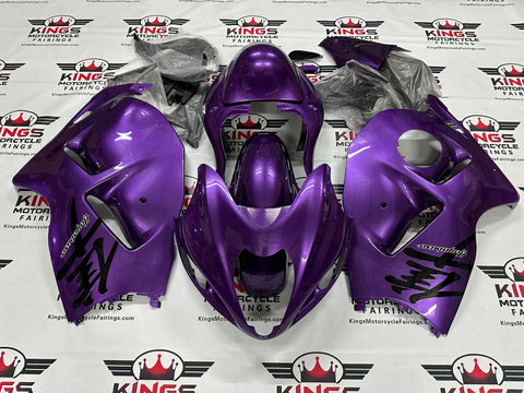 Hayabusa (1999-2007) Metallic Purple, Black Fairings at KingsMotorcycleFairings.com