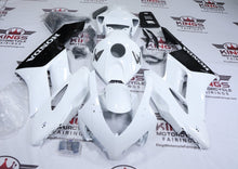 Honda CBR1000RR Fairing Kit (2004-2005) Pearl White, Black at KingsMotorcycleFairings.com