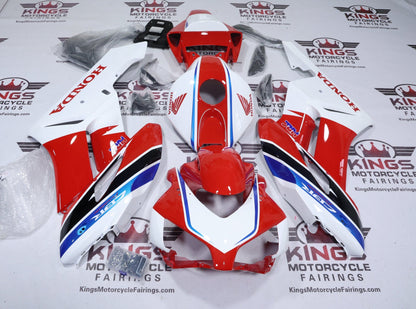 Honda CBR1000RR Fairing Kit (2004-2005) Red, White, Blue Stripe HRC at KingsMotorcycleFairings.com