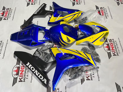 Honda CBR1000RR Fairing Kit (2006-2007) Blue, Yellow, Matte Black at KingsMotorcycleFairings.com