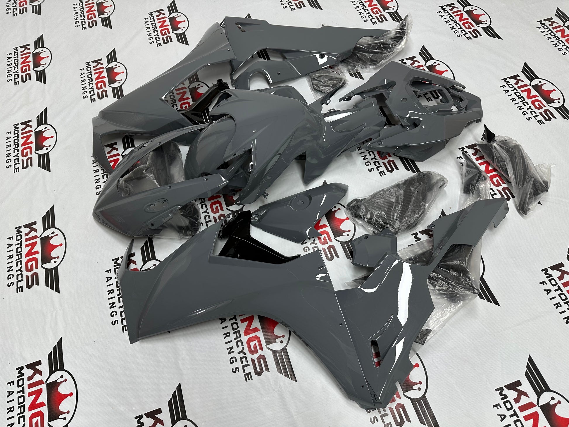Honda CBR1000RR Fairing Kit (2017-2025) Gloss Gray at KingsMotorcycleFairings.com