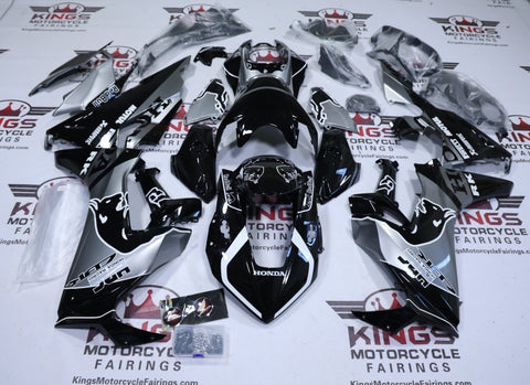 Honda CBR1000RR Fairing Kit (2017-2025) Silver, Black, White, Bull at KingsMotorcycleFairings.com