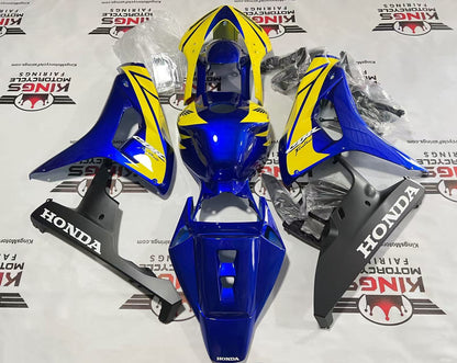 Honda CBR1000RR Fairing Set (2006-2007) Blue, Yellow, Matte Black at KingsMotorcycleFairings.com