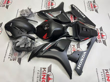 Honda CBR1000RR Fairing Set (2006-2007) Matte Black, White, Red Wings from KingsMotorcycleFairings.com