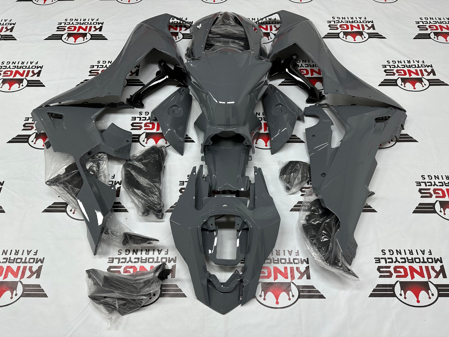 Honda CBR1000RR Fairing Set (2017-2025) Gloss Gray at KingsMotorcycleFairings.com