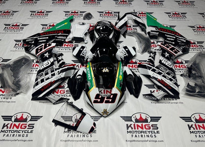 Honda CBR1000RR Fairing Set (2017-2025) White, Black WSBK at KingsMotorcycleFairings.com
