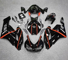 Honda CBR 1000RR Fairings (2004-2005) Black, Red Stripes at KingsMotorcycleFairings.com