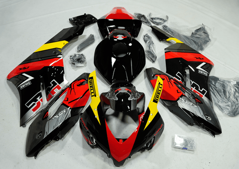 Honda CBR1000RR Fairings (2004-2005) Black, Red, Yellow, Silver HRC at KingsMotorcycleFairings.com