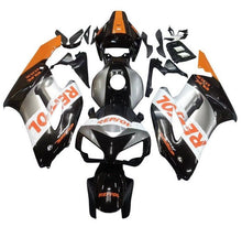 Honda CBR 1000RR Fairings (2004-2005) Black, Silver, Orange Repsol at KingsMotorcycleFairings.com