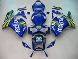 Honda CBR 1000RR Fairings (2004-2005) Blue, White Movistar at KingsMotorcycleFairings.com