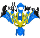 Honda CBR 1000RR Fairings (2004-2005) Blue, Yellow, Black at KingsMotorcycleFairings.com