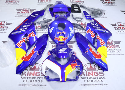 Honda CBR1000RR Fairings (2004-2005) Blue, Yellow, Red, Bull at KingsMotorcycleFairings.com