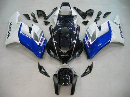 Honda CBR 1000RR Fairings (2004-2005) Dark Blue, White, Blue at KingsMotorcycleFairings.com