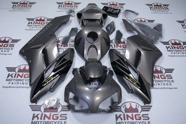 Honda CBR1000RR Fairings (2004-2005) Gray, Black Wings at KingsMotorcycleFairings.com