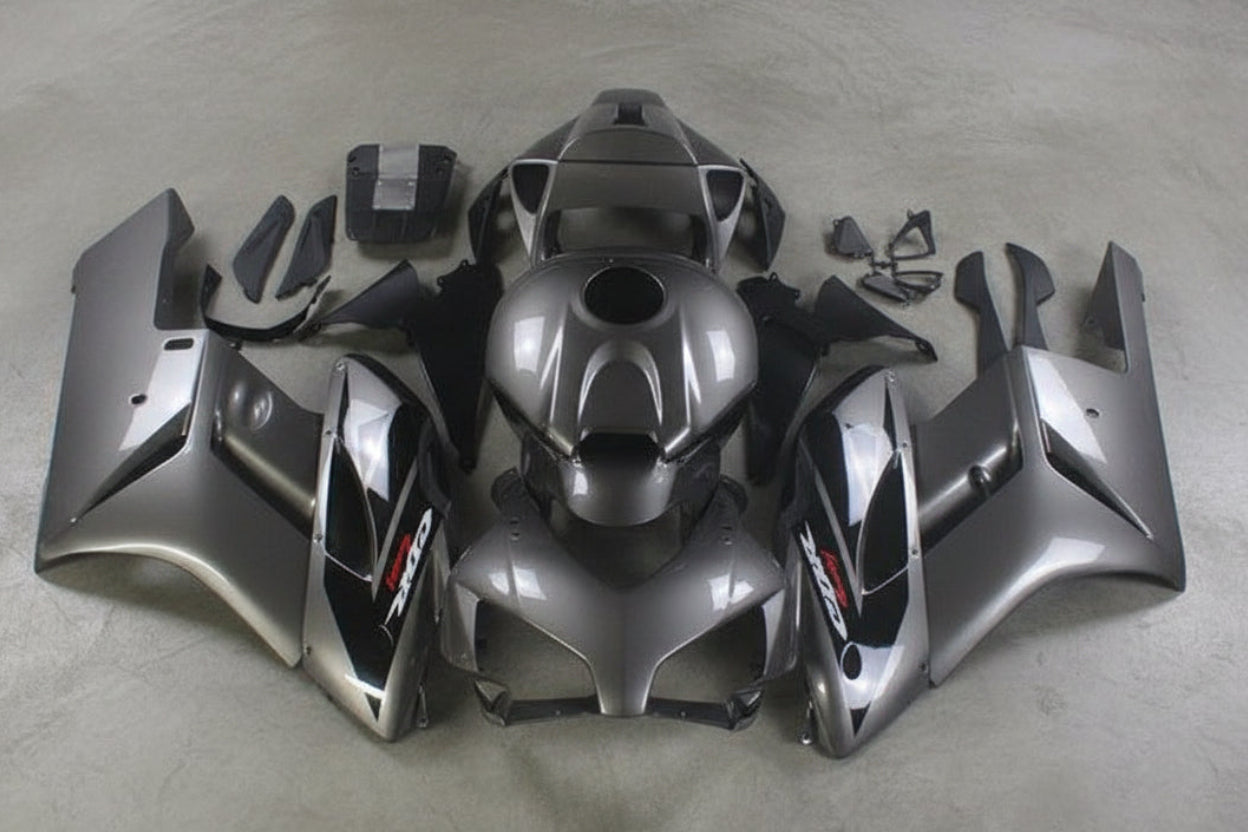 Honda CBR1000RR Fairings (2004-2005) Gray, Black at KingsMotorcycleFairings.com