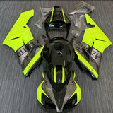 Honda CBR 1000RR Fairings (2004-2005) Neon Yellow, Gray, Black at KingsMotorcycleFairings.com
