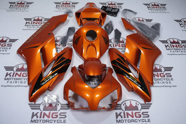 Honda CBR1000RR Fairings (2004-2005) Orange, Black Wings at KingsMotorcycleFairings.com