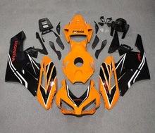 Honda CBR 1000RR Fairings (2004-2005) Orange, Black, White Stripes at KingsMotorcycleFairings.com