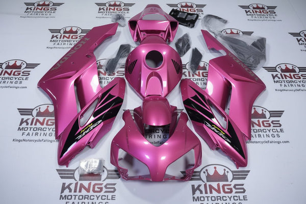 Honda CBR1000RR Fairings (2004-2005) Pink, Black Wings at KingsMotorcycleFairings.com